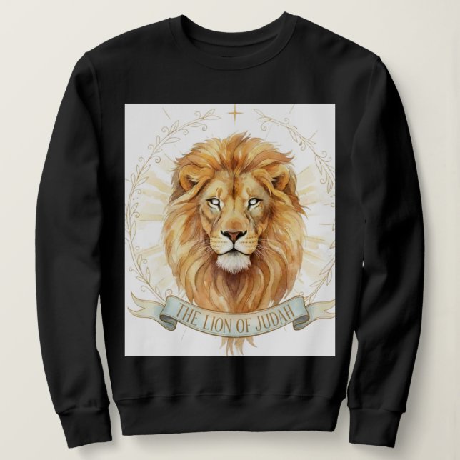 Camiseta Cristã Leão de Judá | Camiseta (Frente do Design)