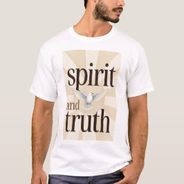 Camiseta Cristã Masculina Espírito e Verdade