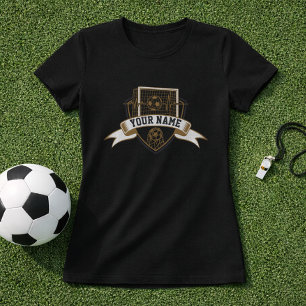 Camiseta Crista Personalizada de Futebol Nome do Jogador