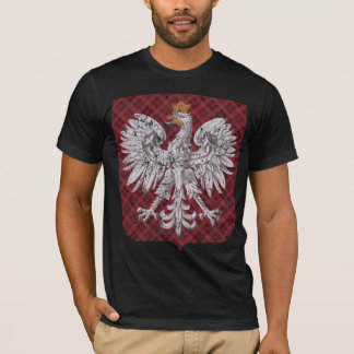 Camiseta Crista polonesa da xadrez de Eagle