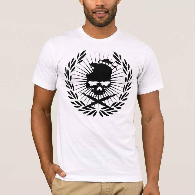 Camiseta crista preta (Frente)
