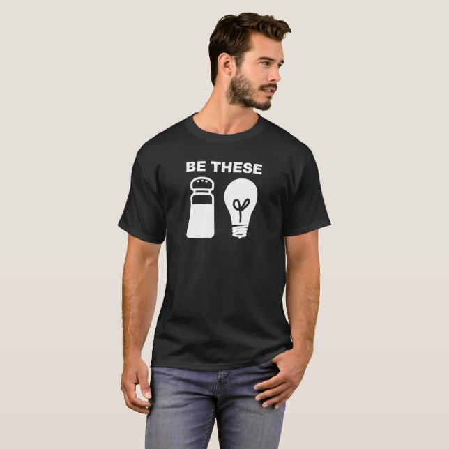 Camiseta Cristã Sal e Luz (Frente Completa)