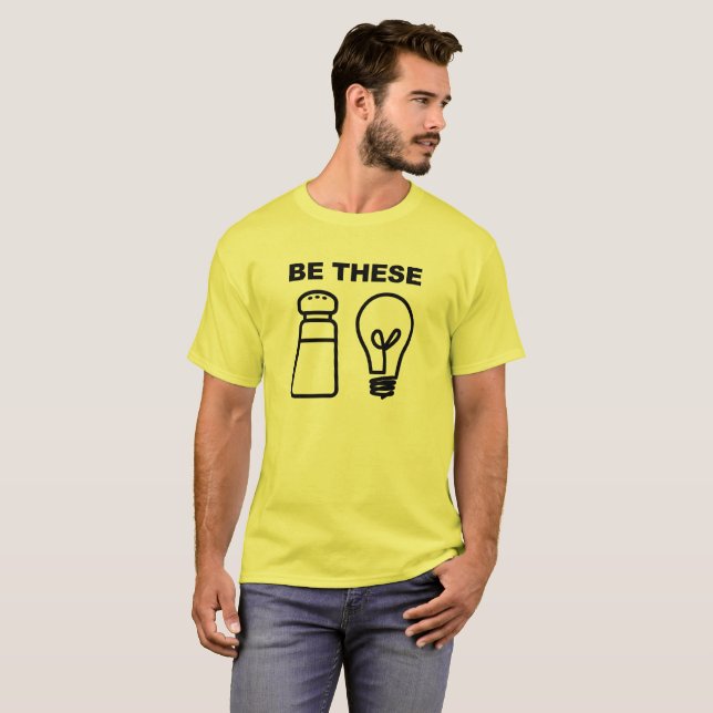 Camiseta Cristã Sal e Luz (Frente Completa)