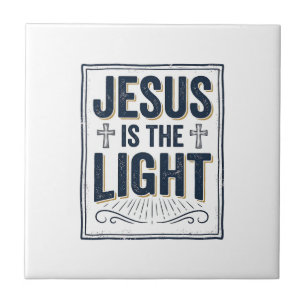 Camiseta Cristã Vintage Jesus é a Luz