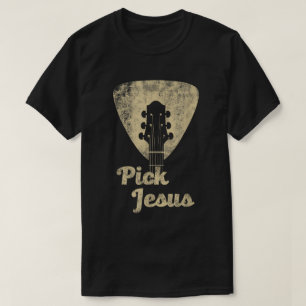 Camiseta Cristã Violão Jesus