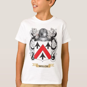 Camiseta Crista Welch da família (brasão)