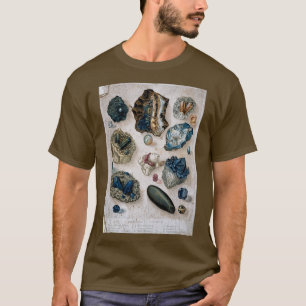 Camiseta Cristais Científicos Geológicos Antigos Gemstones