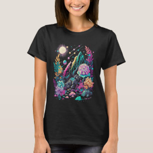 Camiseta Cristais da Natureza Esotéricos Ilustração Fofa