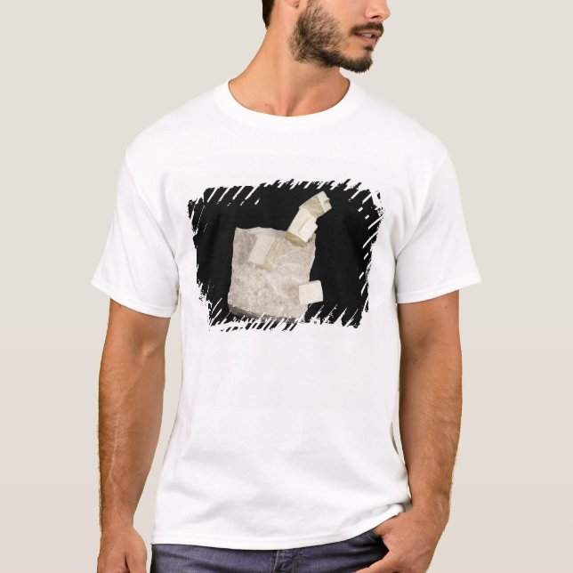 Camiseta Cristais da pirite no xisto (Frente)