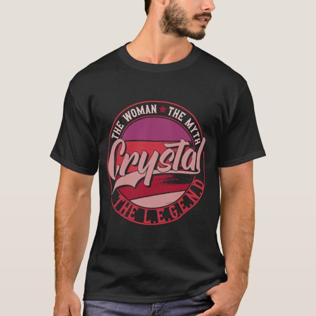 Camiseta Cristal a Senhora do Mito, a Lenda (Frente)