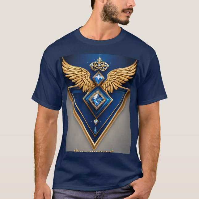 Camiseta Cristal Diamante Fé - Fé Estimulante '' (Frente)