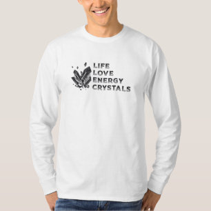 Camiseta Cristalina, cicatrização, Gemstone Life, ama crist