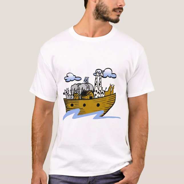 Camiseta Cristão artwork_3 da arca de Noah (Frente)