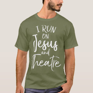 Camiseta Cristão Atuando Atores Presentes que Eu Corro em