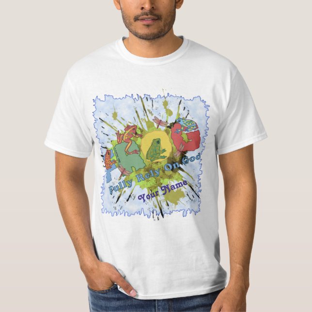 Camiseta Cristão Confia Totalmente em Deus (Frente)