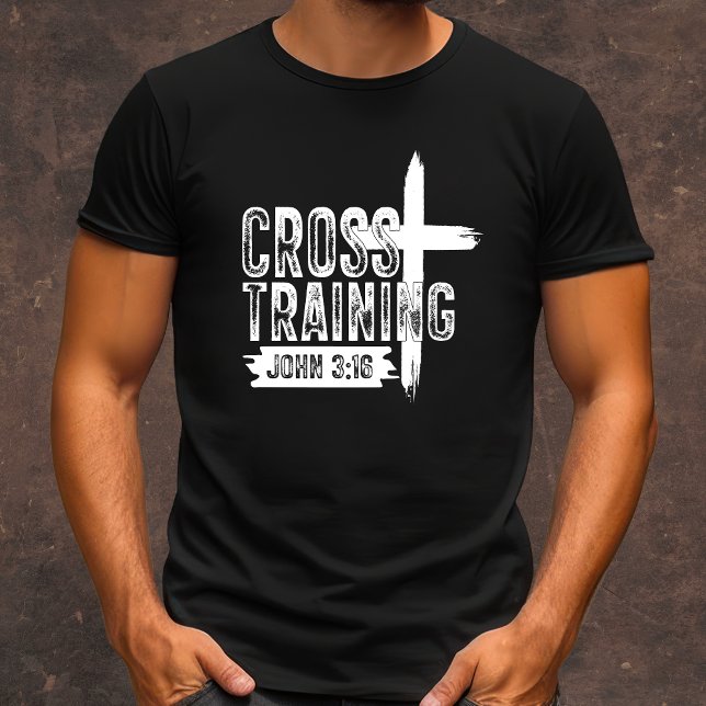 Camiseta Cristão de treino cruzado (Criador carregado)