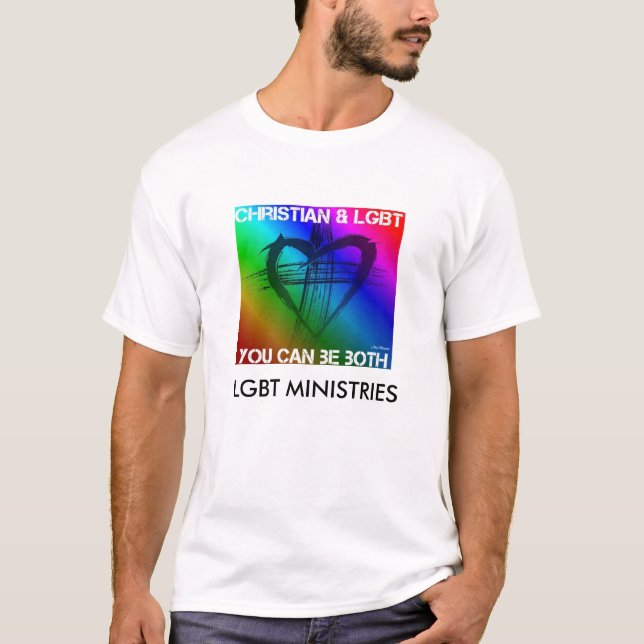 Camiseta Cristão e t-shirt de alta qualidade de LGBT (Frente)
