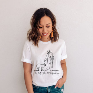 Camiseta Cristão Ele Deixou os 99 para Me Encontrar