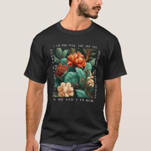 Camiseta Cristão Eu Sou a Videira Você É os Ramos Bíblia