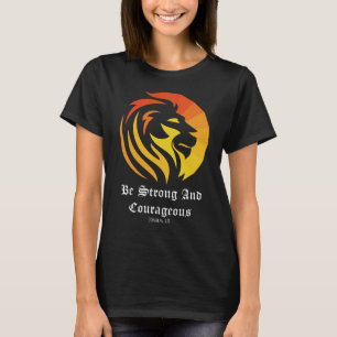 Camiseta Cristão/Fé seja forte e corajoso