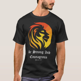 Camiseta Cristão/Fé seja forte e corajoso