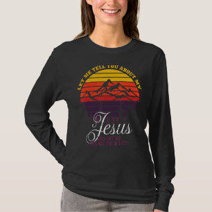 Camiseta Cristão Inspirador Deixe-Me Falar Sobre Meu J