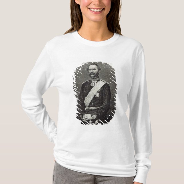 Camiseta Cristão IX, rei de Dinamarca (Frente)