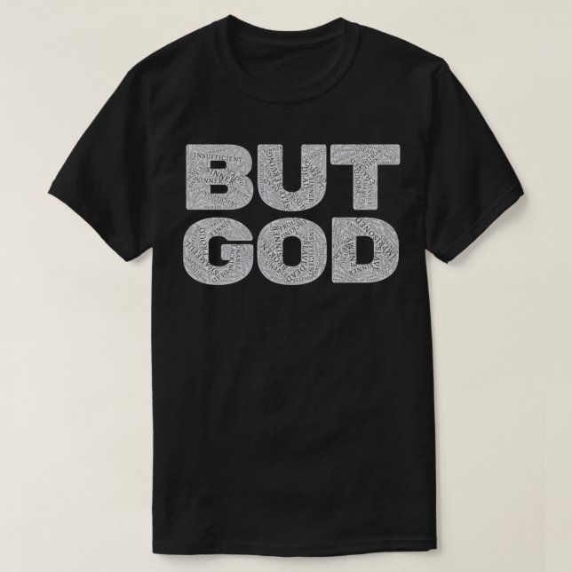 Camiseta Cristão, mas Deus, a Bíblia inspiradora que Jesus  (Frente do Design)
