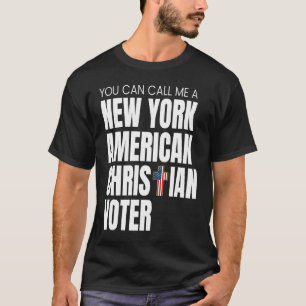 Camiseta Cristão Nacional Conservador Americano de Nova Ior