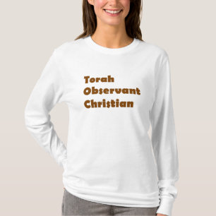 Camiseta Cristão observador de Torah