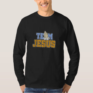 Camiseta Cristão Orando Equipe Jesus Cristo Cristo Deus Fol