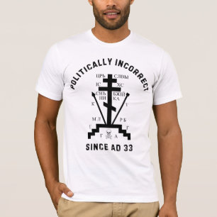 Camiseta Cristão Ortodoxo Oriental Politicamente Incorreto