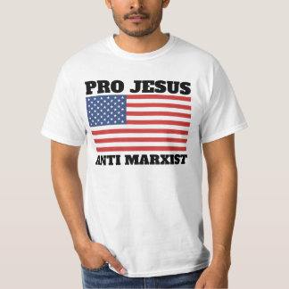 CAMISETA CRISTÃO PRO JESUS ANTI MARXIST SHIRTS
