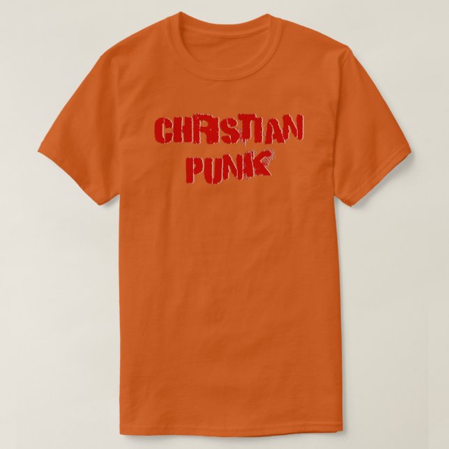 Camiseta Cristão punk (Frente do Design)
