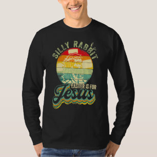 Camiseta Cristãos Coelho Retro-Bobo A Páscoa É Para J