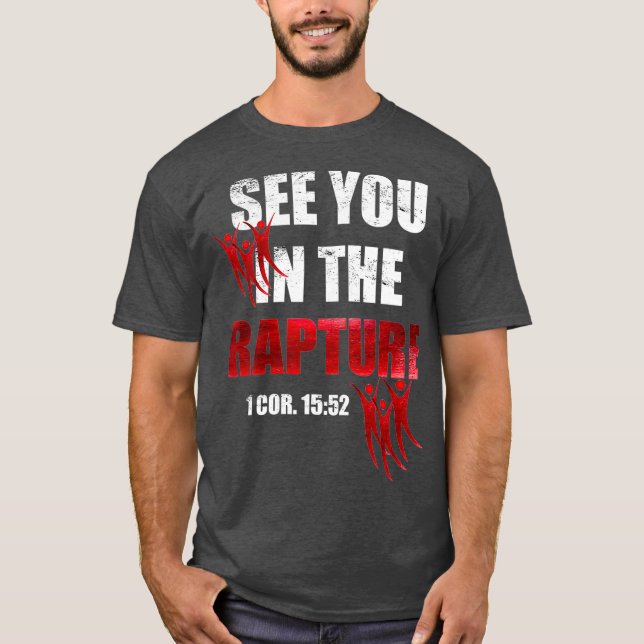 Camiseta Cristãos ganham êxtase segunda vinda do Cristo (Frente)