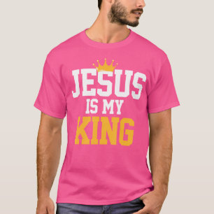 Camiseta Cristãos Jesus É Meu Rei Teto Religião Cita Gi