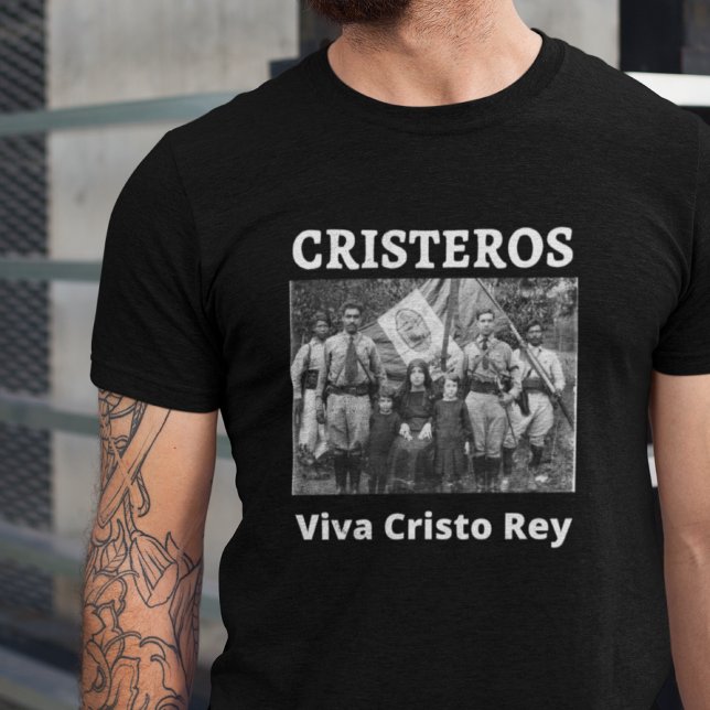 Camiseta Cristeros Viva Cristo Rey Tee Católico (Criador carregado)