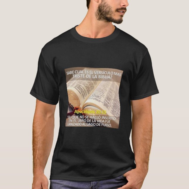 Camiseta cristiana camiseta con versiculos (Frente)