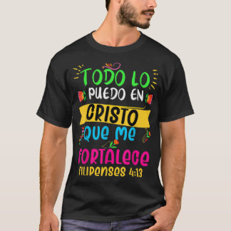 Camiseta cristiana en espanol Versiculo Spanish Ch