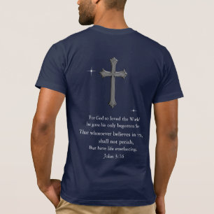 Camiseta Cristianismo João 3:16
