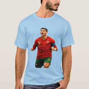 Camiseta Cristiano Ronaldo Lenda do Futebol de Portugal Grá