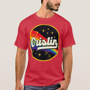Camiseta Cristin Rainbow In Space Vintage Style