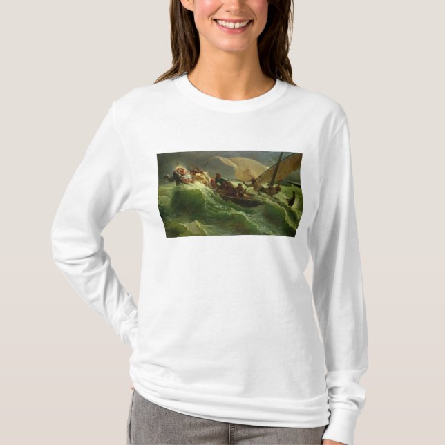 Camiseta Cristo adormecido em seu barco (Frente)