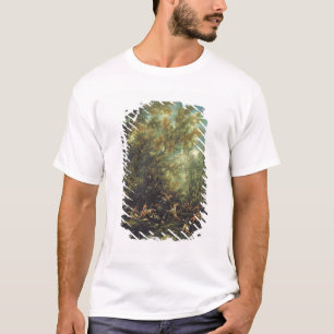 Camiseta Cristo atendido pelos anjos, c.1725-30 (óleo em c
