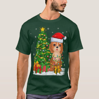Camiseta Cristo Cockapoo Cachorro Lover Xmas Papais noeis C