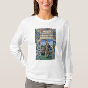 Camiseta Cristo com a cruz e a esfera