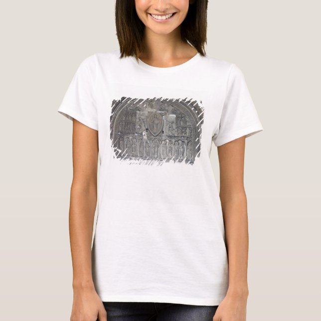 Camiseta Cristo com dois anjos e cenas da vida de (Frente)