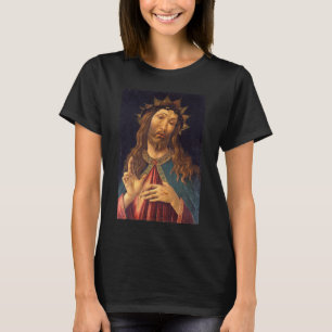 Camiseta Cristo coroado por Thorns por Sandro Botticelli