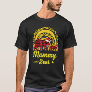 Camiseta Cristo da Família Rainbow Leopardo no Bear da Mamm